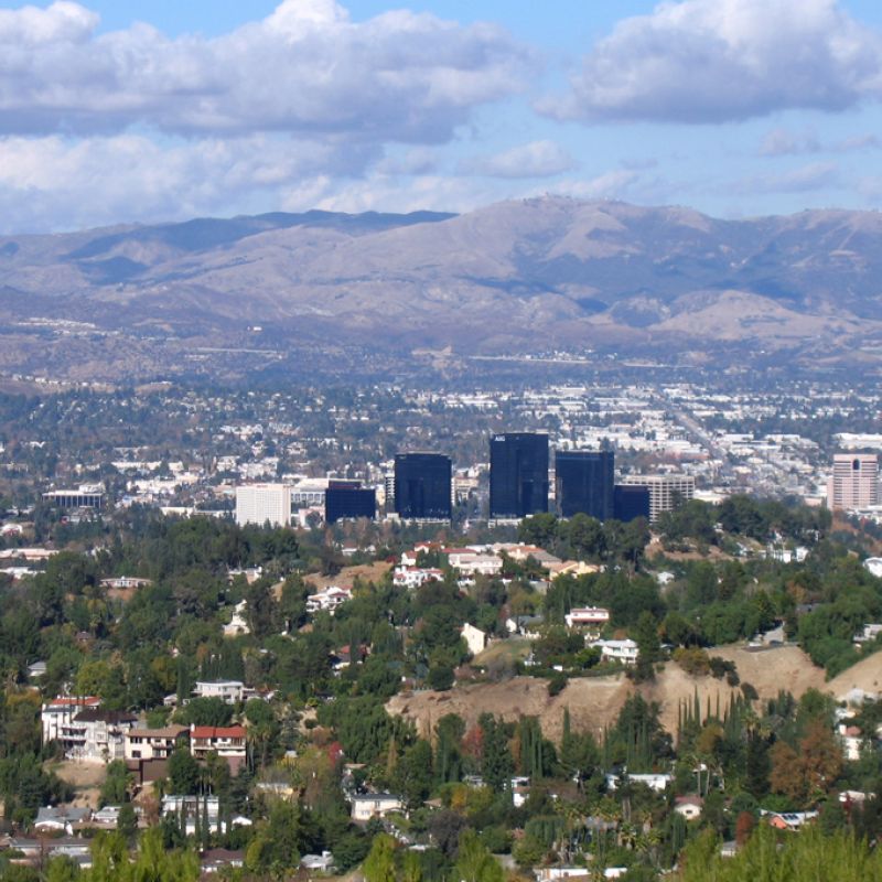 Woodland Hills CA Skyline